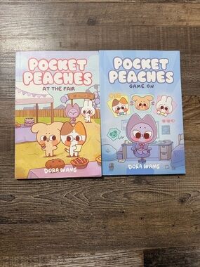 Pocket Peaches Plush-Style Small Pet Accessories by - Pink & Blue